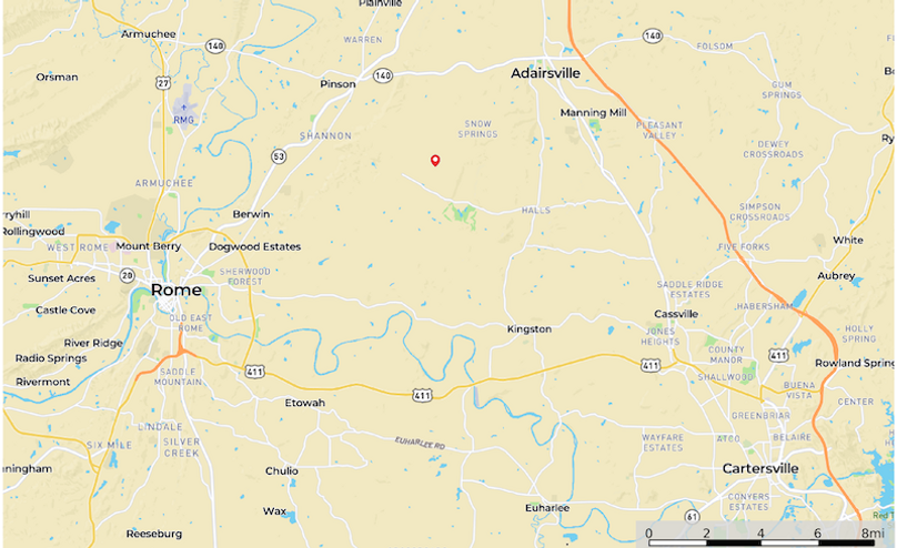 Location2 Map - Bartow 12.5 Ac.
