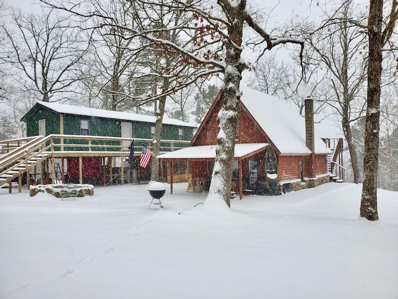 snow cabin