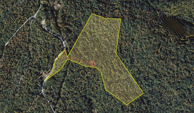 019 Lee 21.6 Land ID map zoomed in with contour lines