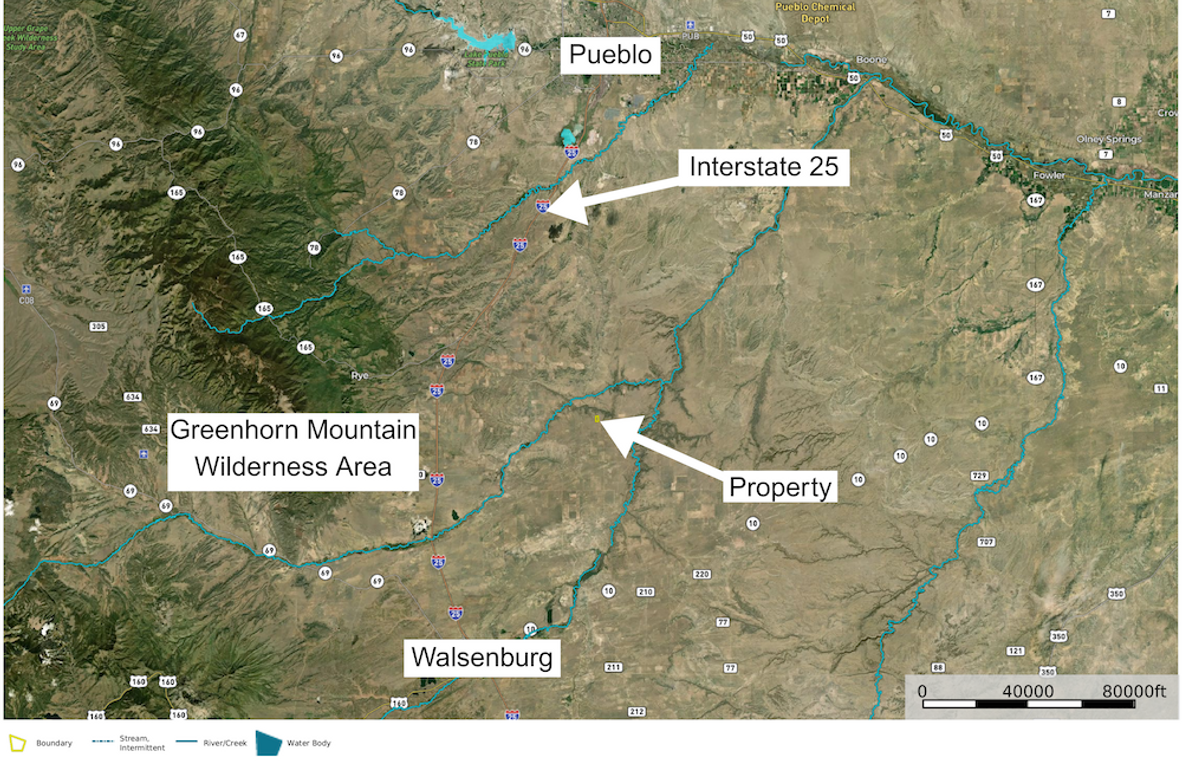 Huerfano CO 46.77 Rosales Aerial 2