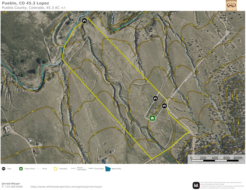 Pueblo, CO 45.3 Villa Lopez Aerial 1