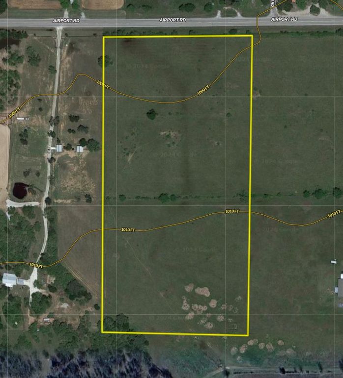 Map with Contour  Lines