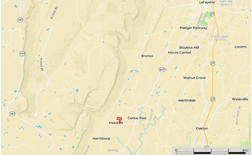 Location1 Map - Walker 27 Ac.