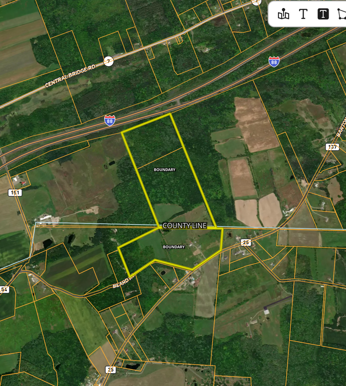 Fiorini county line map