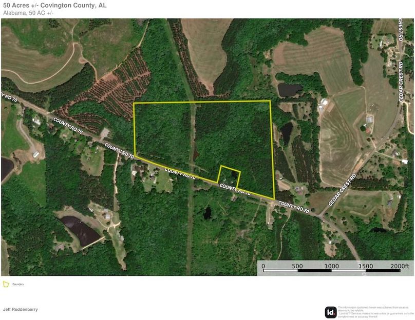 Aerial #1 - 50 Acres Covington County, AL.
