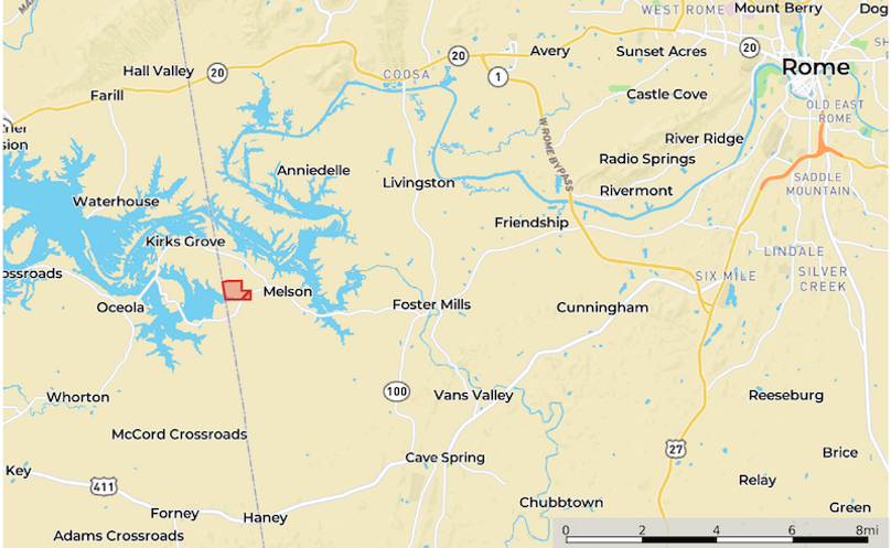 Location1 Map - Floyd 181 george