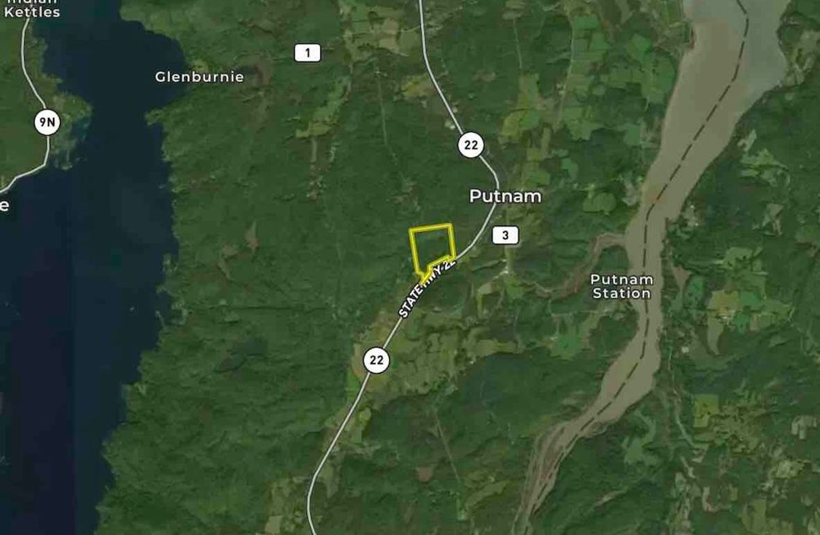 Washington County NY 85.47 Bronzo Wide Map