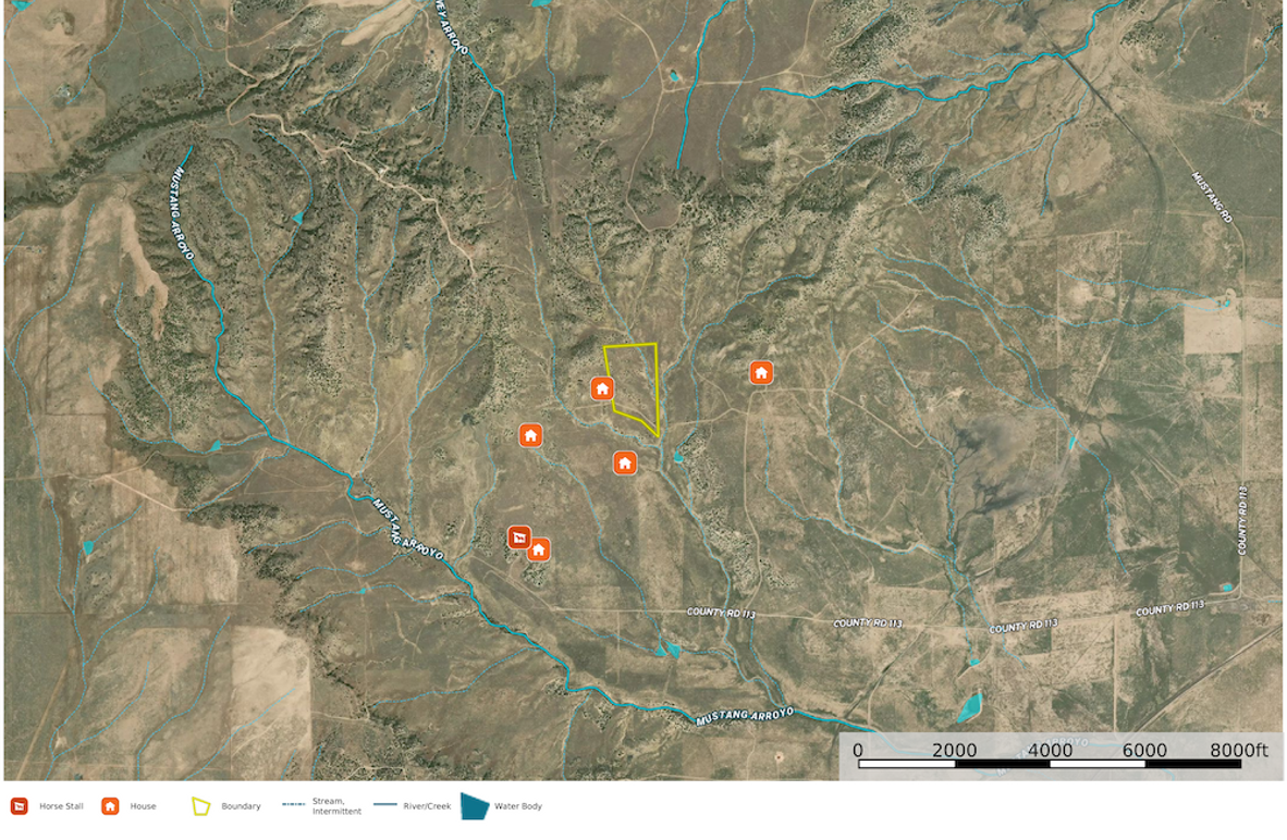 Huerfano CO 35.57 Hill - Aerial 1