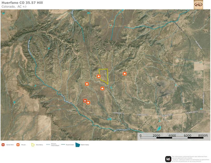 Huerfano CO 35.57 Hill - Aerial 1