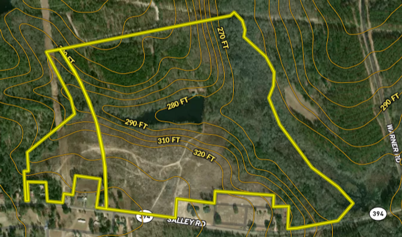 Topography Aiken 115.52