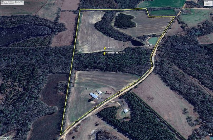 Aerial #3 Approx. 88 Acres Holmes County, FL