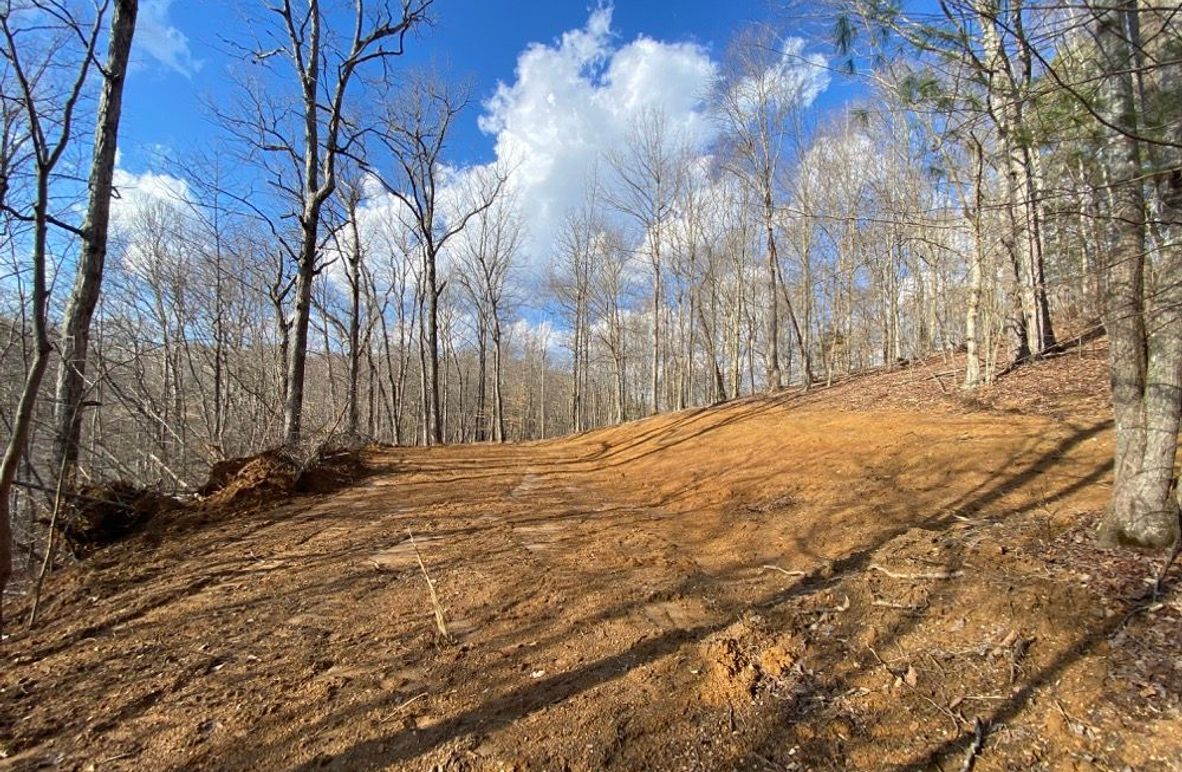 002 the cleared start of a cabin building location