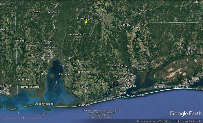 Aerial #7 Approx. 71 Acres Baldwin County, AL