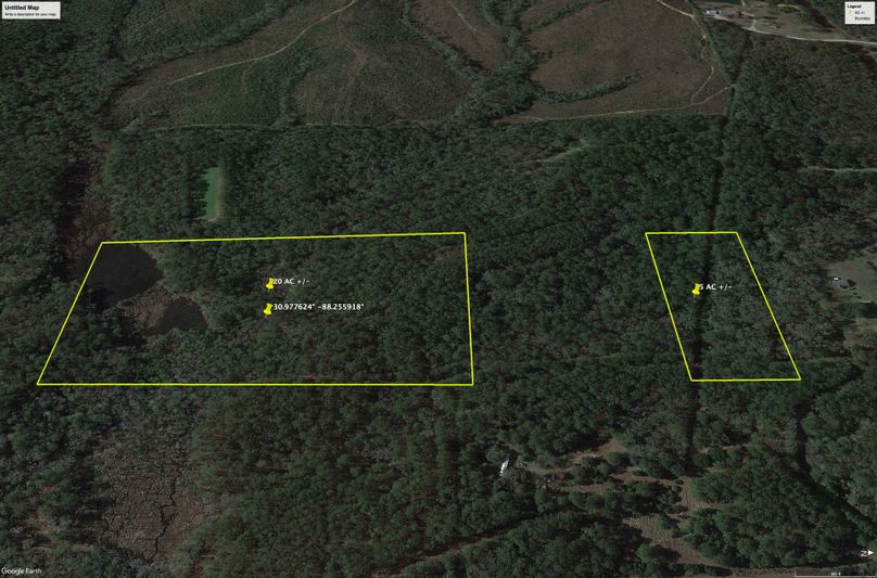 Aerial #5 Approx. 25 Acres Mobile County, AL