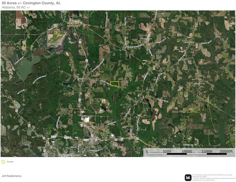 Aerial #2 - 50 Acres Covington County, AL