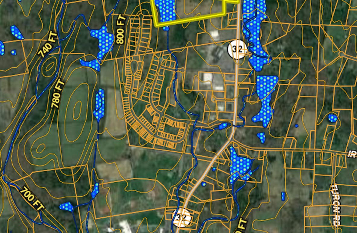 Greene County 37.1+_- acres Overview map