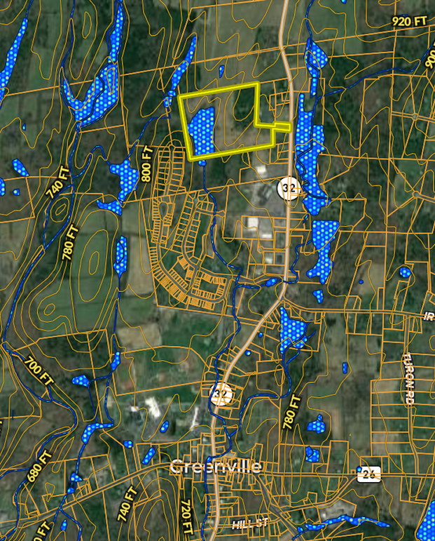 Greene County 37.1+_- acres Overview map