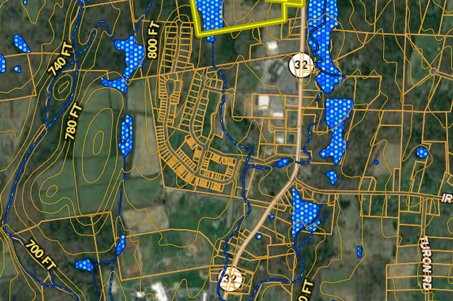 Greene County 37.1+_- acres Overview map