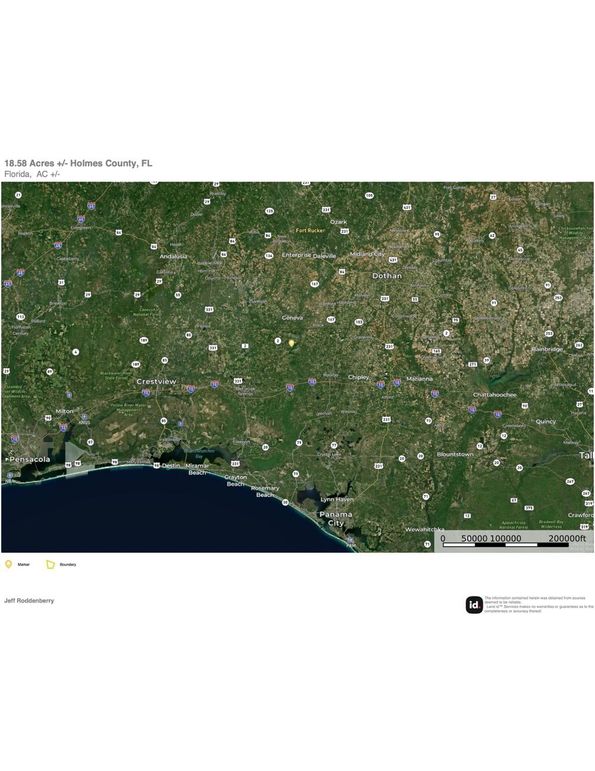 Extended Aerial #1 - 18.58 Acres Holmes County, FL - OHM Springs, Inc.