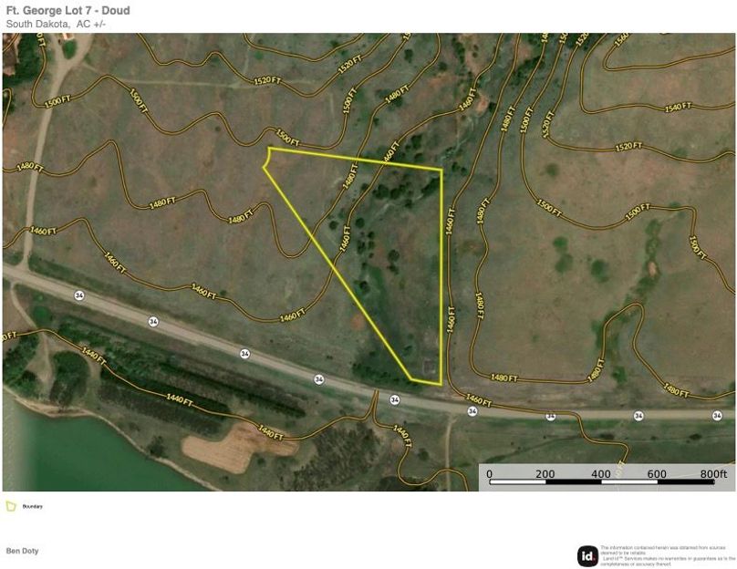 Ft. George Lot 7 - Contours