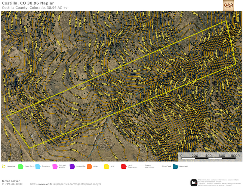 Costilla, CO 38.96 Napier - Aerial 2