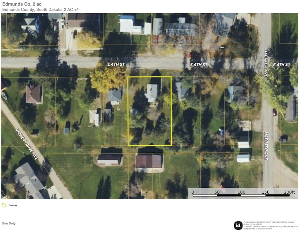 Land for Sale 412 E 4th Street, LotWP001, Hosmer, SD 57448 2 acres